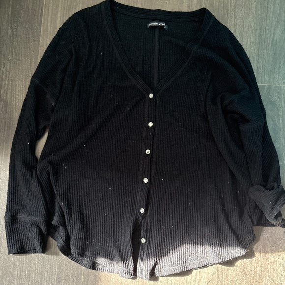 Abercrombie ribbed button front - Picture 1 of 1